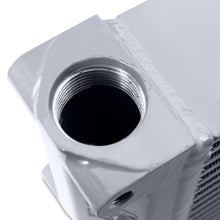 Load image into Gallery viewer, Mishimoto MMOC-SSO-17SL FITS: Oil Coolers FITS: Heavy-Duty Oil Cooler 17in. Same-Side Outlets Silver Oil Coolers