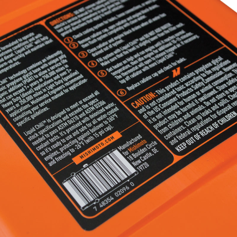 Mishimoto MMRA-LC-505064F FITS: Liquid Chill Synthetic 64oz Engine Coolant Premixed Coolants