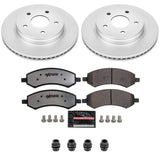 Power Stop 07-09 Chrysler Aspen Front Z36 Coated Truck & Tow Brake Kit