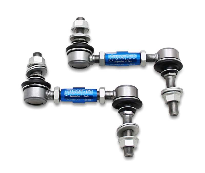 Superpro TRC1045L FITS:SuperPro 2006 Audi A3 Base Rear HD Adjustable End Link Set Sway Bar Endlinks