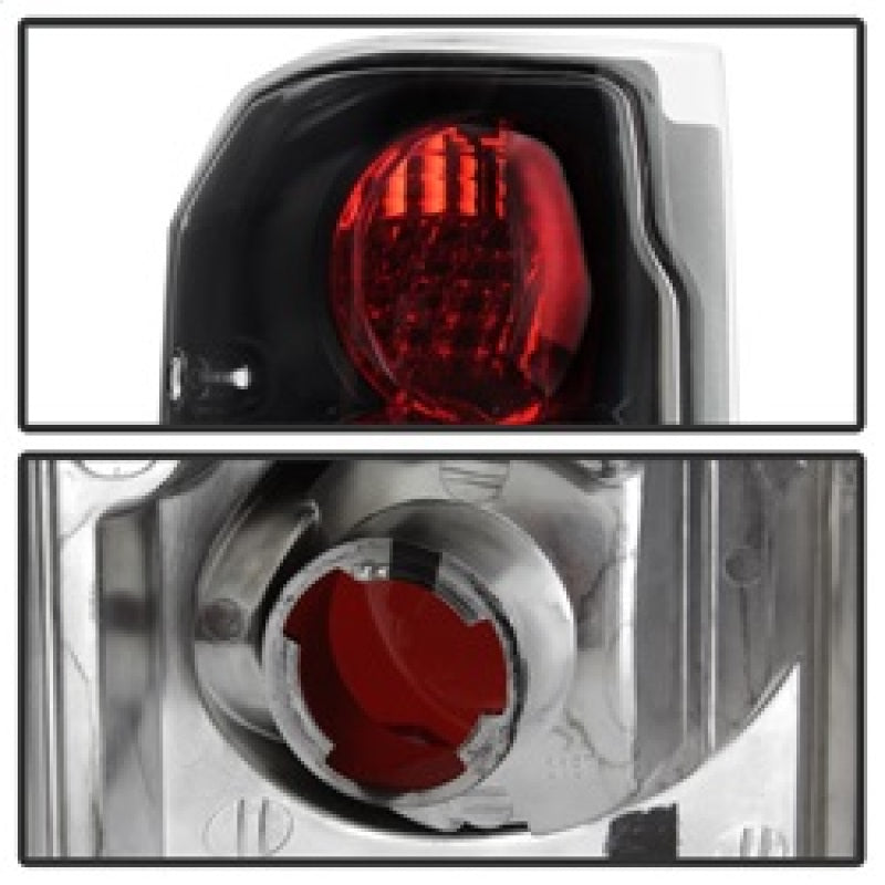 SPYDER 5003300 FITS: Ford F150 87-96/Ford Bronco 88-96 Euro Style Tail Lights Black ALT-YD-FF15089-BK Tail Lights