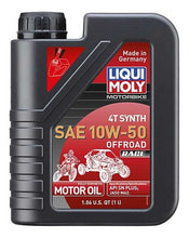Load image into Gallery viewer, LIQUI MOLY 20078 FITS: 1L Motorbike 4T Synth SAE 10W50 Offroad Race Motor Oils