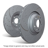 EBC 02 Cadillac Escalade 5.3 (Akebono rear caliper) GD Sport Rear Rotors
