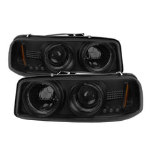 Load image into Gallery viewer, SPYDER 5078292 FITS: GMC Sierra 1500/2500 99-06 Projector Headlights LED Halo LED Blk Smke PRO-YD-CDE00-HL-BSM Headlights