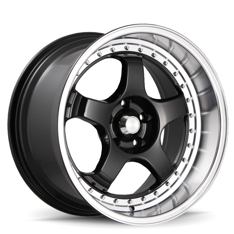 Konig SS98514225 FITS: SSM 18x9 5x114.3 ET22 Gloss Black w/ Machined Lip Wheels Cast