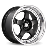 Konig SS98514225 FITS: SSM 18x9 5x114.3 ET22 Gloss Black w/ Machined Lip Wheels Cast