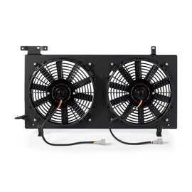 Mishimoto MMFS-STI-08PBK FITS: Fans & Shrouds FITS: 08+ Subaru WRX/STI PNP Aluminum Fan Shroud Black Fans & Shrouds