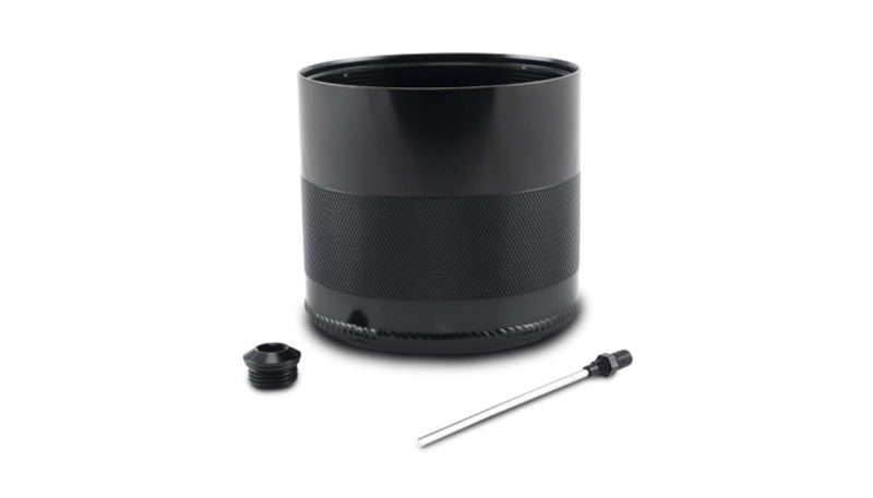 Vibrant 12780 FITS: Small 0.75L Catch Can Reservoir w/Dipstick Oil Catch Cans