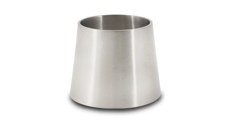 Vibrant 2685 FITS: 1.5in x 2in T304 SS Straight Reducer 2in long Steel Tubing