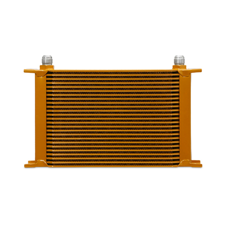 Mishimoto MMOC-25G FITS: Oil Coolers FITS: Universal 25-Row Oil Cooler Gold Oil Coolers