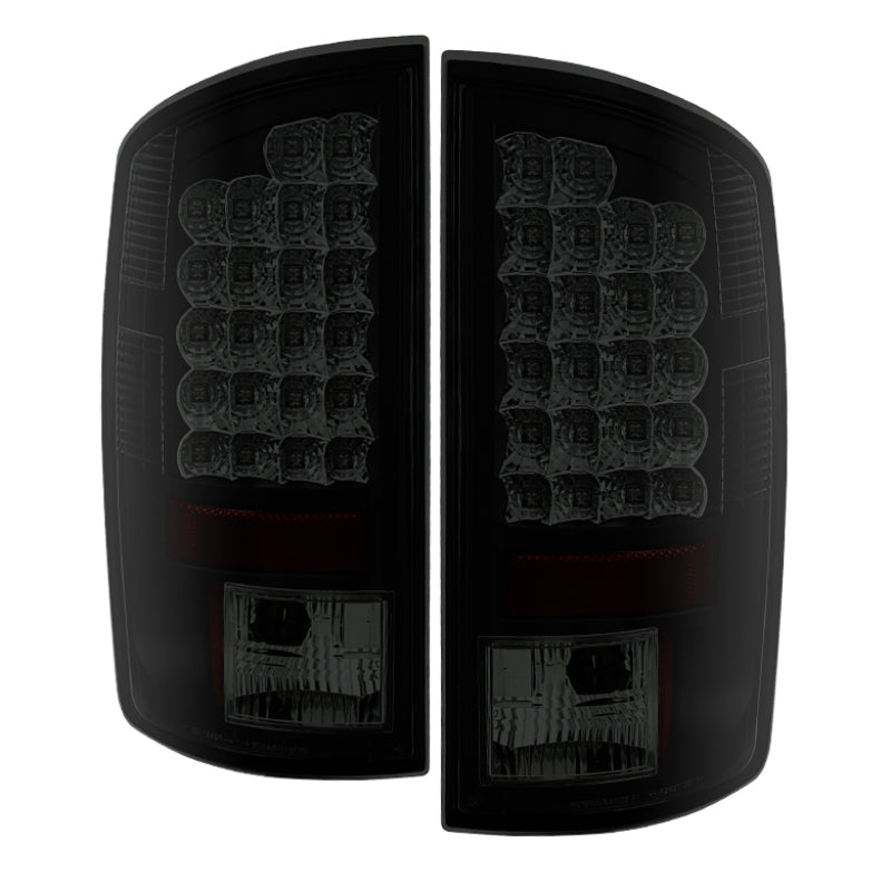 SPYDER 5078117 FITS: Dodge Ram 07-08 1500/Ram 07-09 2500/3500 LED Tail Lights Black Smoke ALT-YD-DRAM06-LED-BSM Tail Lights