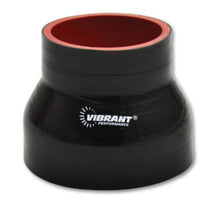 Load image into Gallery viewer, Vibrant 19745 FITS: 4 Ply Reducer Couper 3.5in ID x 3.75in ID x 3.0in Long Black Silicone Couplers &amp; Hoses
