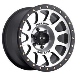 Method Wheels MR30589060300 FITS:Method MR305 NV 18x9 0mm Offset 6x5.5 108mm CB Machined/Black Street Loc Wheel Wheels Cast