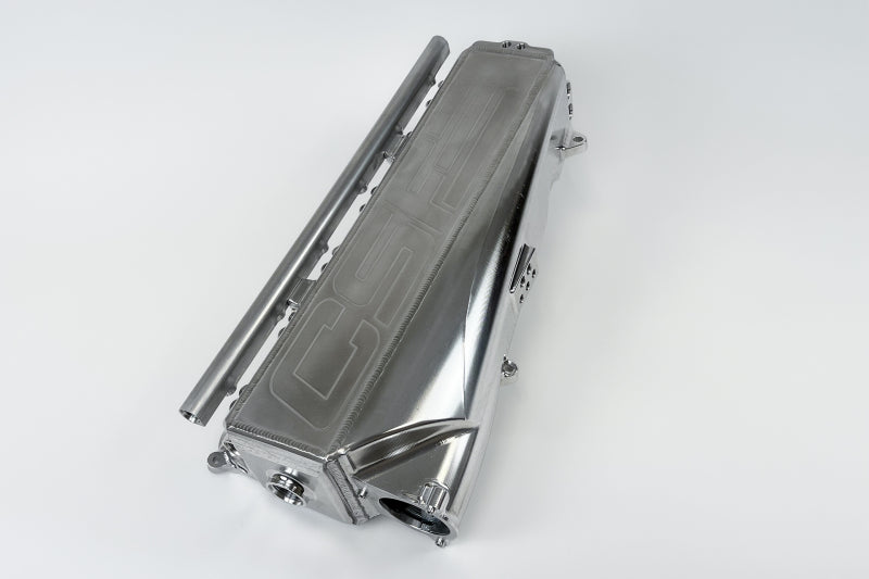 CSF 8400 FITS: Gen 2 B58 Race X Charge-Air-Cooler Manifold Raw Billet Aluminum Finish Intercoolers