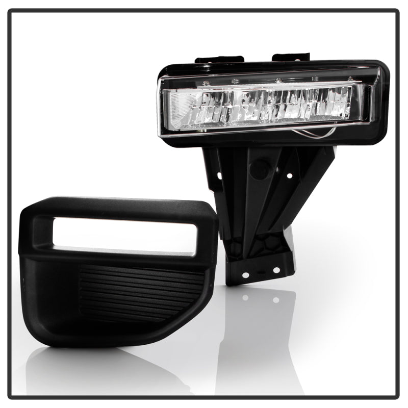 SPYDER 9051135 FITS: 20-22 Ford F250/F350 Super Duty OEM Full LED Fog Lights W/ Switch Clear Fog Lights
