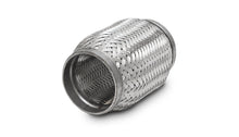 Load image into Gallery viewer, Vibrant 62806 FITS: SS Flex Coupling with Inner Braid Liner 2.5in inlet/outlet x 6in flex length Flanges