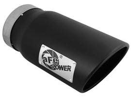 aFe 49T50601-B12 FITS: Diesel Exhaust Tip Bolt On Black 5in Inlet x 6in Outlet x 12in Long Catback