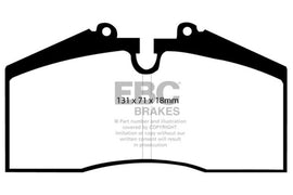 EBC DP4767R FITS: 96-98 Porsche 911 (993) 3.6 Carrera 4S Yellowstuff Rear Brake Pads Brake Pads Performance