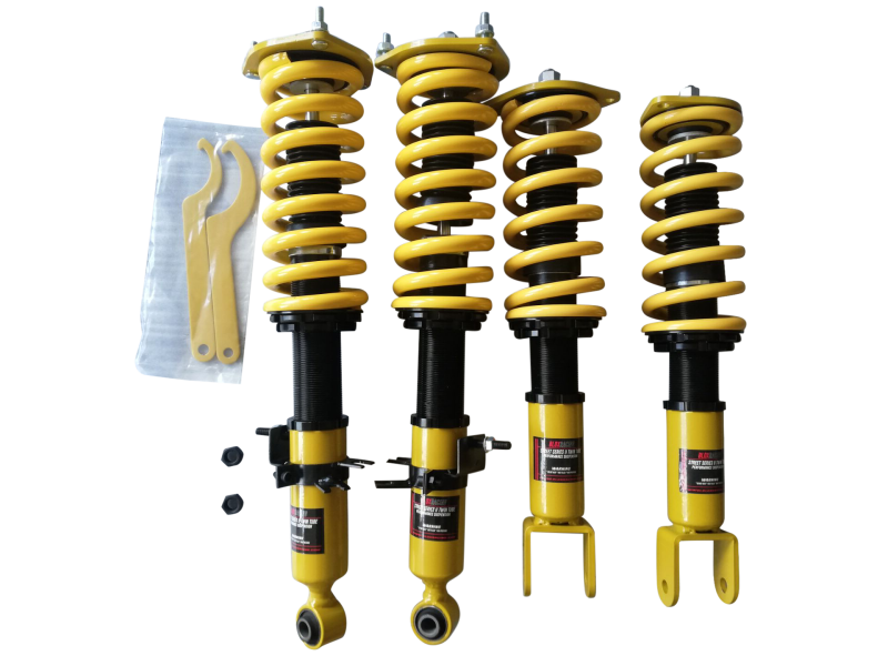 BLOX Racing BXSS-02705 FITS: 03-08 Nissan G35/350Z Non-Adjustable Damping Street Series II Coilovers Coilovers