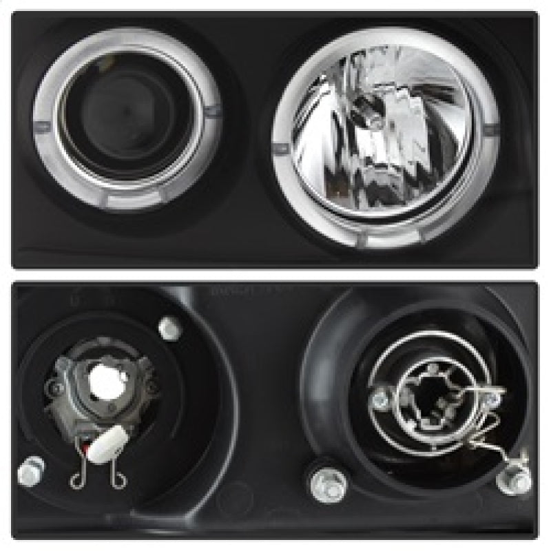 SPYDER 5010605 FITS: GMC Sierra 1500/GMC Sierra Denali 08-13 Projector LED Halo- LED Blk PRO-YD-GS07-HL-BK Headlights