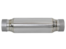 Load image into Gallery viewer, aFe 49M10001 FITS: MACH Force-Xp 409 SS Resonator 3in. Inlet/Outlet / 4in. Diameter / 12in. Body / 16in. Length X Pipes