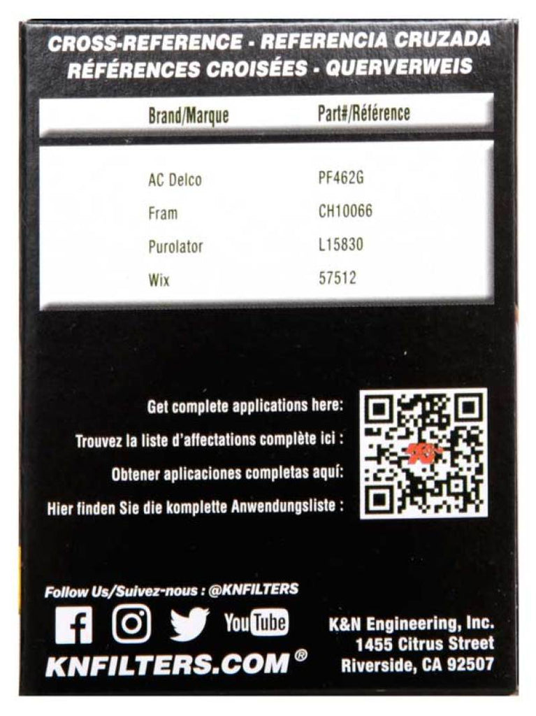 K&N Engineering HP-7024 FITS:K&N Performance Oil Filter for 07-15 Mini Cooper L4-1.6L Oil Filters