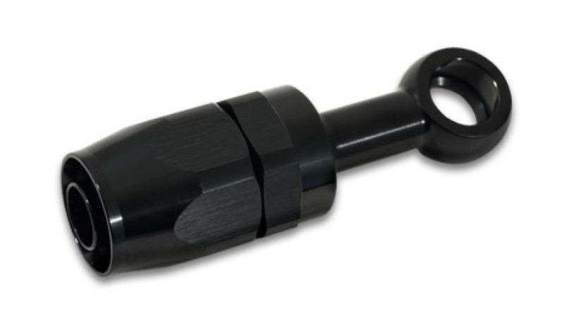 Vibrant 24083 FITS: -8AN Banjo Hose End Fitting for use with M12 or 7/16in Banjo Bolt Aluminum Black Fittings