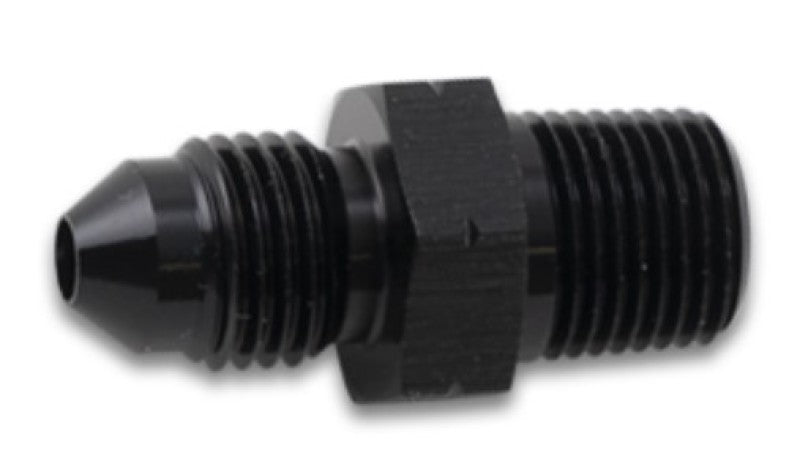 Vibrant 12736 FITS: BSPT Adapter Fitting -6 AN to 1/4in -19 Fittings