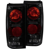 ANZO 211163 FITS: 1982-1994 Chevrolet S-10 Taillights Dark Smoke Tail Lights
