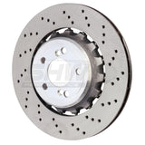 SHW Performance BRR44812 FITS:SHW 15-18 BMW M3 3.0L Right Rear Cross-Drilled Lightweight Brake Rotor (34212284812) Brake Rotors Drilled