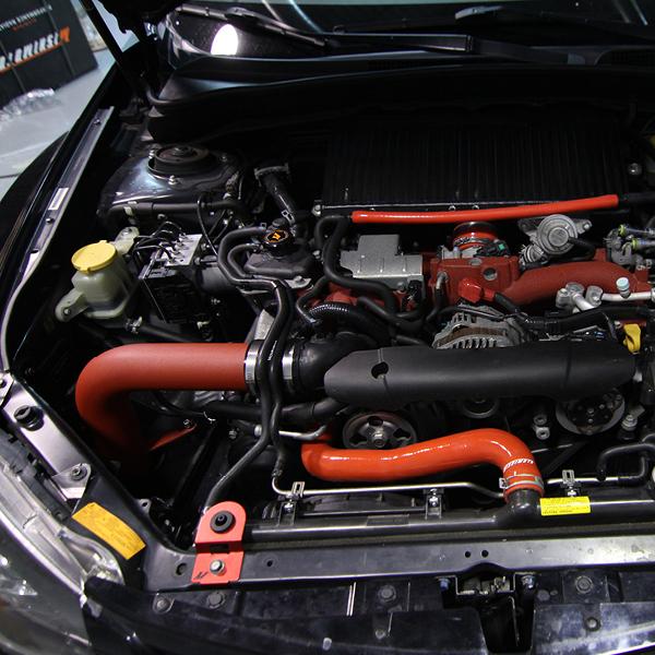 Mishimoto MMAI-STI-08WRD FITS: Cold Air Intakes FITS: 08+ Subaru WRX/STi Performance Cold Air Intake Kit Wrinkle Red Cold Air Intakes