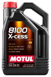 Motul 108946 FITS: Synthetic Engine Oil 8100 5W30 X-CESS 5L Motor Oils