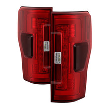 Load image into Gallery viewer, SPYDER 5085634 FITS: 17-18 Ford F-250 SD (w/Blind Spot Sens) LED Only Tail Lights Red Clr (ALT-YD-FS17BS-LED-RC) Tail Lights