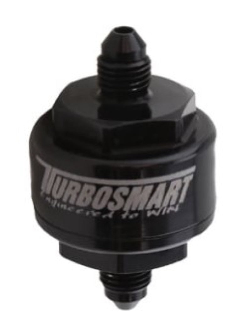 Turbosmart TS-0804-1002 FITS: Billet Turbo Oil Feed Filter w/ 44 Micron Pleated Disc AN-4 Male Inlet Black Oil Filter Other