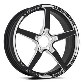 Weld 88B-1806245 FITS: Alumastar 1-Piece 18x6 / 5x115 BP / 2.7in. BS Black Wheel Non-Beadlock Wheels Forged