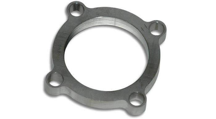 Vibrant 14390 FITS: GT series / T3 Discharge Flange (4 Bolt) with 2.5in Inlet ID Mild Steel 1/2in Thick Flanges