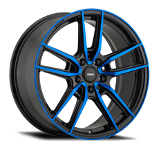 Load image into Gallery viewer, Konig MY8951440F FITS: Myth 19x8.5 5x114.3 ET40 Gloss Black w/ Blue Tinted Clearcoat Wheels Cast