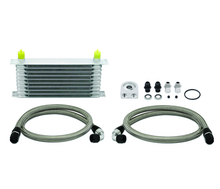 Load image into Gallery viewer, Mishimoto MMOC-U FITS: Oil Coolers FITS: Universal 10 Row Oil Cooler Kit (Metal Braided Lines) Oil Coolers