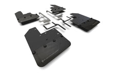 Load image into Gallery viewer, Rally Armor MF104-BLK-GRY FITS: 19-24 Jeep JT Gladiator (Mojave/Rubicon) Black Mud Flap w/Grey Logo Mud Flaps