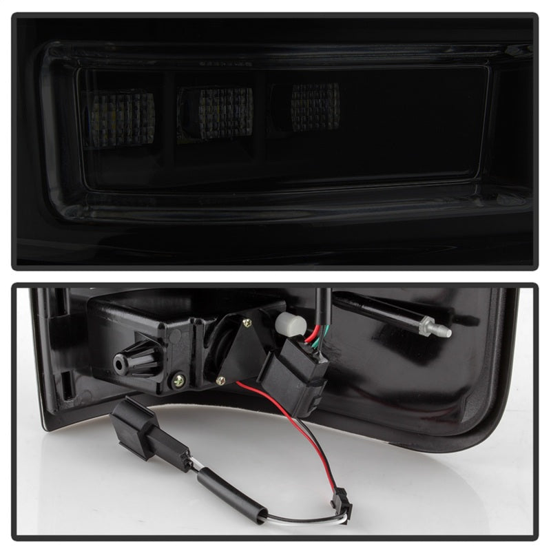SPYDER 5084187 FITS: Ford F150 04-08 Styleside Tail Light V2 LED Black Smoke ALT-YD-FF15004V2-LBLED-BSM Tail Lights
