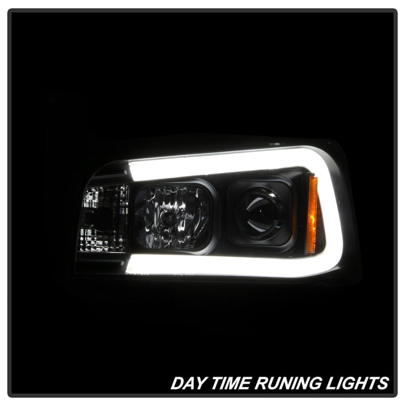 SPYDER 5085245 FITS: Dodge Charger 06-10 Projector Headlights LED Light Bar Black PRO-YD-DCH05V2-LB-BK Headlights