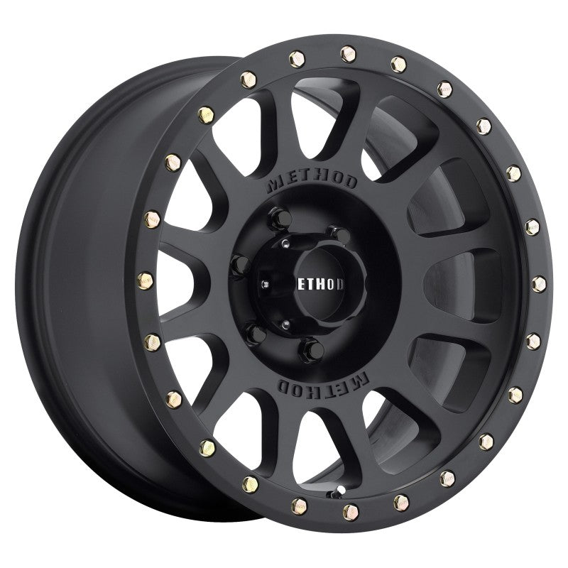 Method Wheels MR30589060500 FITS:Method MR305 NV 18x9 0mm Offset 6x5.5 108mm CB Matte Black Wheel Wheels Cast