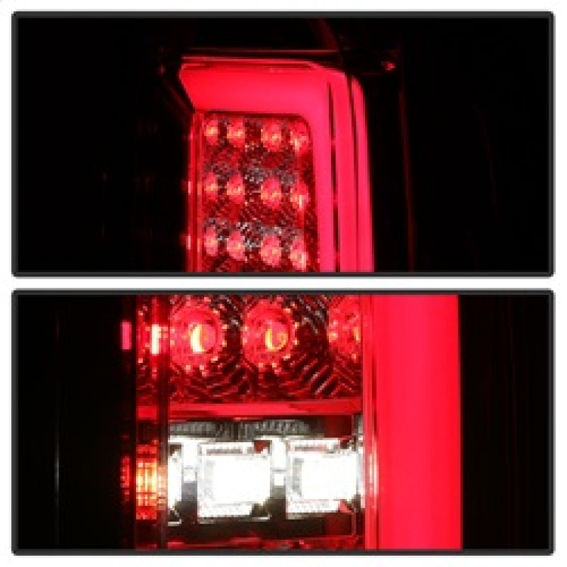 SPYDER 5085269 FITS: Chevy Colorado 2015-2017 Light Bar LED Tail Lights Red Clear ALT-YD-CCO15-LED-RC Tail Lights