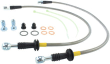 Load image into Gallery viewer, Stoptech 950.34007 FITS:StopTech 02-06 Mini &amp; Mini S Stainless Steel Front Brake Line Kit Brake Line Kits