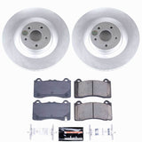Power Stop 16-18 Ford Focus Front Z23 Coated Brake Kit