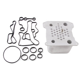 Mishimoto MMOC-F2D-08 FITS: Oil Coolers FITS: 08-10 Ford 6.4L Powerstroke Replacement Oil Cooler Kit Oil Coolers