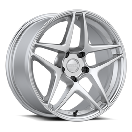Kansei K15H-189512+22 FITS: K15H Astro 18x9.5in / 5x114.3 BP / 22mm Offset / 73.1mm Bore Hyper Silver Wheel Wheels Forged