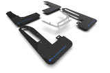 Rally Armor MF97-UR-BLK-NB FITS: 23-25 Honda Civic Type R Black Mud Flap Light Blue Logo Mud Flaps