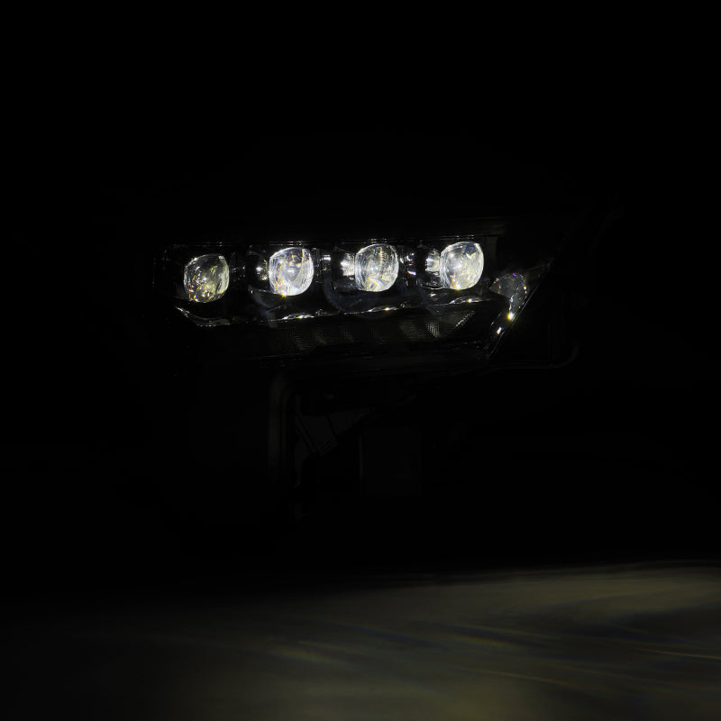 AlphaRex 880871 FITS: 22-23 Toyota Tundra NOVA-Series Headlights Alpha-Black w/Amber DRL Req 810029 OR 810030 Headlights