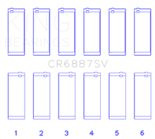 Load image into Gallery viewer, King Engine Bearings CR6887SV FITS: King BMW B58B30A Performance Rod Bearing Set Bearings